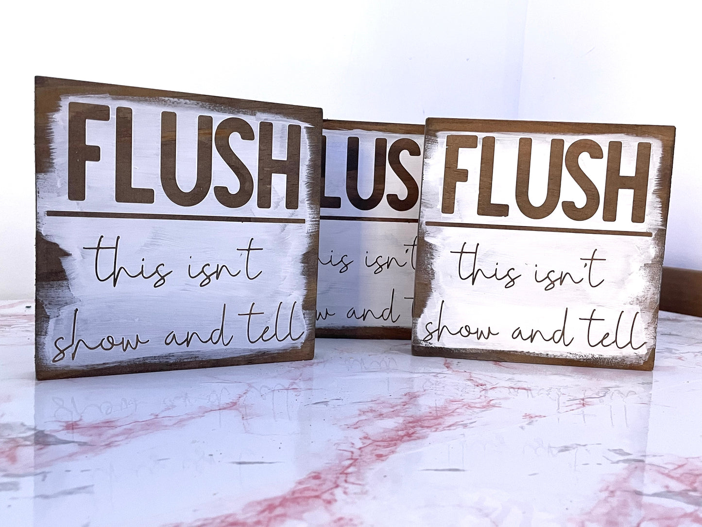 Flush This Isn't Show And Tell